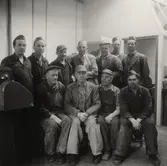 Verkstadspersonalen på Örebro Stads Gas- och Elektricitetsverk, 1950-tal