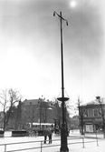 Gatubelysning vid Järntorget, 1960-tal