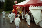 Unga besökare på 100-årsfirande av Karlslunds kraftstation, 1997