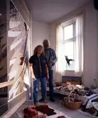 Arbete med interiörs utsmyckning, 1980-tal