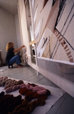 Arbete med interiörs utsmyckning, 1980-tal