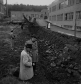 AB Herman Stenberg (Bo ”Påsen” Stenberg) från grävningsarbetets början tomten Hammarby