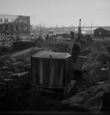 AB Herman Stenberg, (Påsen Bo Stenberg) Tomten Virkesvägen efter ca 1 månads schaktning