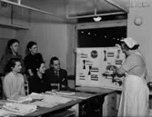 De Blindas tidskrift – demonstrationstavla med olika sorters borst