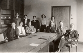 Lärarkollegiet på flickläroverket, 1940