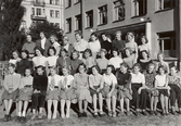 Klass 1:4b på flickläroverket, 1952-1953