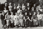 Klass L1:4 på flickläroverket, 1952-1953