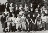 Klass L1:4 på flickläroverket, 1952-1953