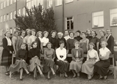Klass L1:4A på flickläroverket, 1950-tal
