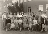 Klass L1:4B på flickläroverket, 1950-tal