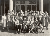 Klass 1:4A på flickläroverket, 1950-tal