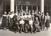 Klass 3:4B på flickläroverket, 1950-tal