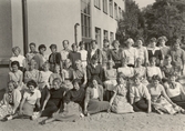 Klass 1:4B på flickläroverket, 1955-1956