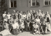 Klass L1:4 på flickläroverket, 1955-1956