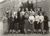 Klass L2:4B på flickläroverket, 1955-1956