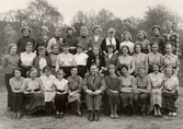 Skolklass på flickläroverket, 1954-1955