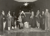 Julspel på flickläroverket, 1954