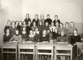 Klass 3:4 på flickläroverket, 1933-1934