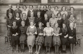 Klass 3:4 på flickläroverket, 1936-1937