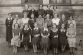 Klass L1b på flickläroverket, 1936-1937