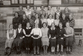 Klass L2:4 på flickläroverket, 1936-1937