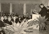 Skolminister Engberg invigningstalar, 1938-10-27