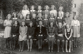 Klass 1:4b på flickläroverket, 1942-1943