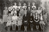 Klass 4:4b på flickläroverket, 1942-1943