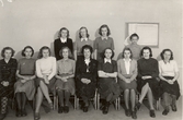 Klass L2:4 på flickläroverket, 1940-tal