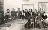 Lärarkollegiet på flickläroverket,1947-1948