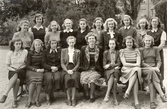 Klass R3:3 på flickläroverket, 1949-1950
