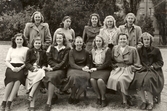 Klass L3:4 på flickläroverket, 1949-1950