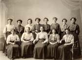 Klass 8B på Risbergska skolan, 1909