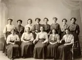 Klass 8B på Risbergska skolan, 1909