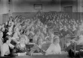 Skolklass på Risbergska skolan, 1910-tal