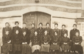 Skolklass på Risbergska skolan, 1907