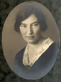Lärarinna på Risbergska skolan, 1930