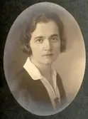 Lärarinna på Risbergska skolan, 1930