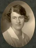Lärarinna på Risbergska skolan, 1930