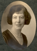 Betty Sandqvist, lärarinna på Risbergska skolan, 1930