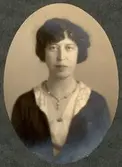 Lärarinna på Risbergska skolan, 1930