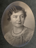Julia Tideström,  lärarinna på Risbergska skolan, 1930