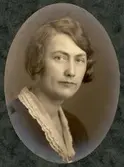 Lärarinna på Risbergska skolan, 1930