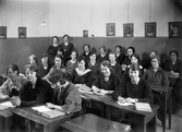 Skolklass på Risbergska skolan, 1922