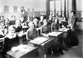 Klass 7a på Risbergska skolan, 1912