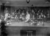 Undervisning på Risbergska skolan, ca 1900