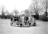 Samling efter gymnastiklektionen, 1932