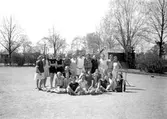 Samling efter gymnastiklektionen, 1932