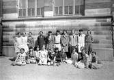 Elever på Risbergska skolan, 1932