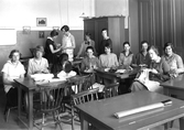 Syslöjdslektion på Risbergska skolan, 1932